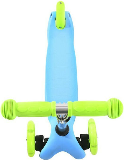 Lorelli Kids Scooter Foldable Mini 3-Wheel for 3+ Years Blue