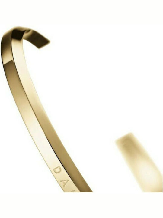 Daniel Wellington Classic Small Women's Bracelet Handcuff Made of Gold Plated Stainless Steel 15.5cm