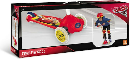 Детски скутер Сгъваемо Cars 3 3 колела Червен