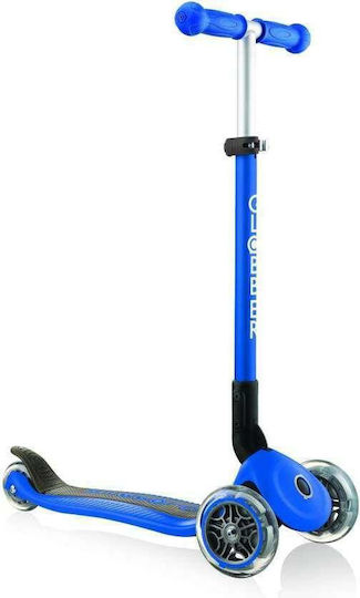 Globber Kids Scooter Foldable Primo Foldable Total 3-Wheel for 3+ Years Blue