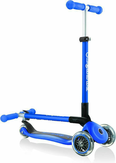 Globber Kids Scooter Foldable Primo Foldable Total 3-Wheel for 3+ Years Blue