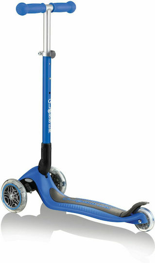 Globber Kids Scooter Foldable Primo Foldable Total 3-Wheel for 3+ Years Blue