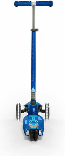 Micro Kids Scooter Maxi Deluxe Led 3-Wheel for 5+ Years Blue