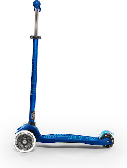 Micro Kids Scooter Maxi Deluxe Led 3-Wheel for 5+ Years Blue