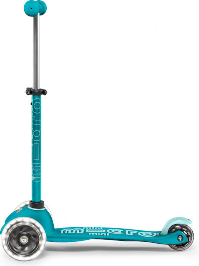 Micro Kids Scooter Mini Deluxe Led 3-Wheel for 2-5 Years Light Blue