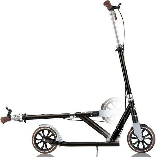 Globber Kids Scooter Foldable NL 205 Deluxe 2-Wheel for 8+ Years Black