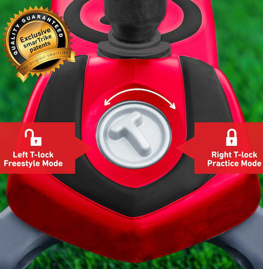 Smart Trike Παιδικό Πατίνι T5 Τρίτροχο για 4+ Ετών Κόκκινο