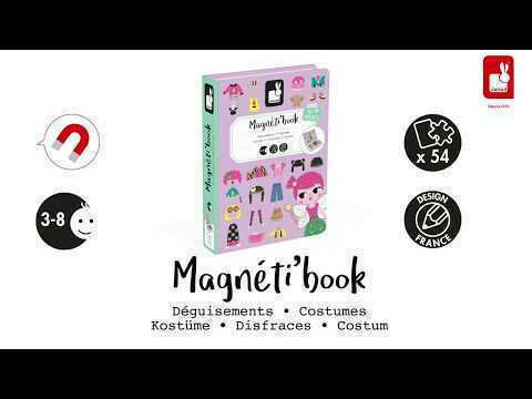 Janod Magnetic Construction Toy Girls' Clothes for Children 3+ years+ Years