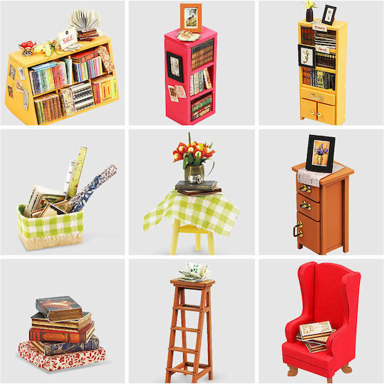 Robotime Παιχνίδι Κατασκευών Ξύλινo DIY Miniature Sam's Study για Παιδιά 16+ Ετών