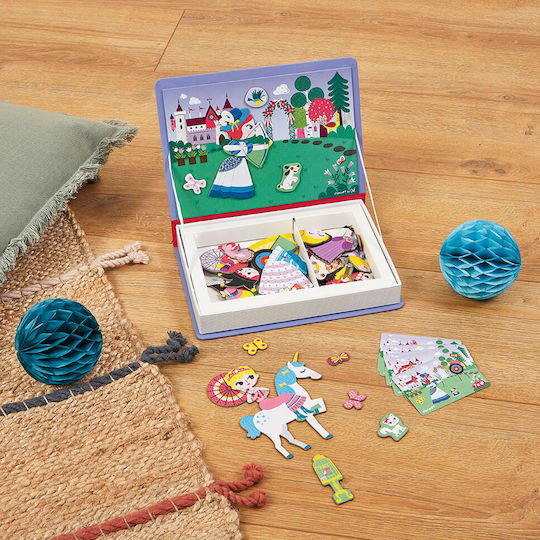 Janod Magnetic Construction Toy Princesses for Children 3+ years+ Years