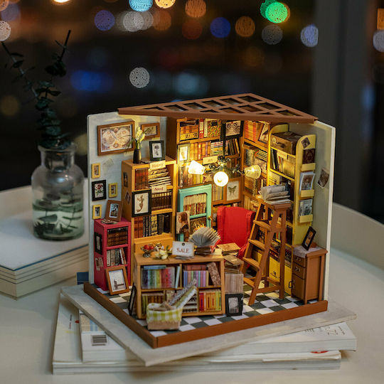 Robotime Παιχνίδι Κατασκευών Ξύλινo DIY Miniature Sam's Study για Παιδιά 16+ Ετών