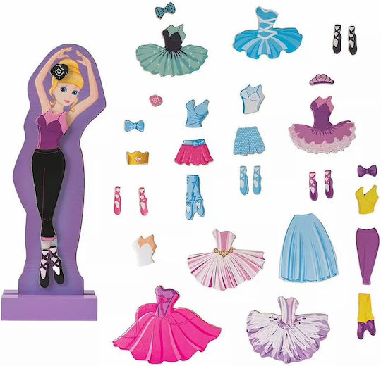 AS Μαγνητικό Παιχνίδι Κατασκευών Ballerina για Παιδιά 3+ Ετών