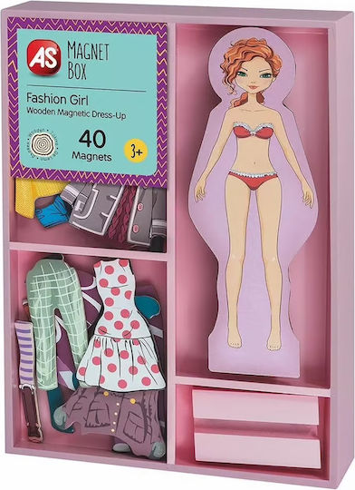 AS Magnetic Construction Toy Fashion Girl for Children 2+ years+ Years