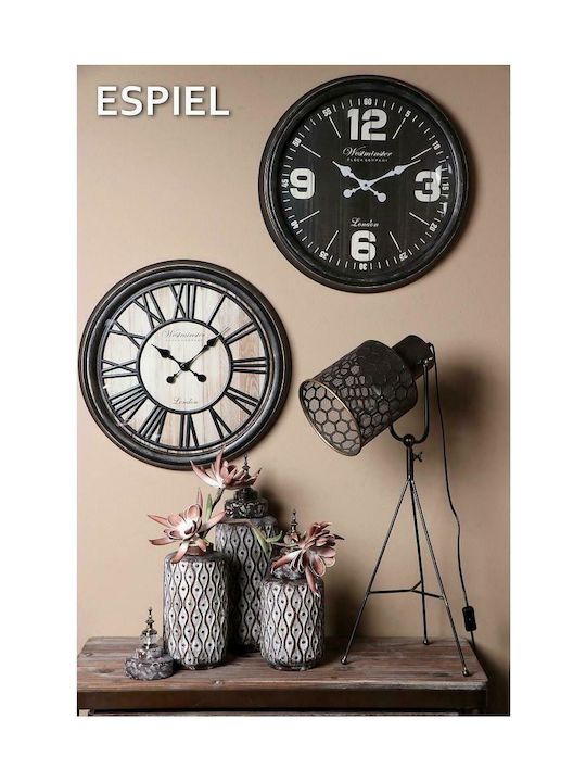 Espiel Vintage Floor Lamp H73xW19.2cm. with Socket for Bulb E27 Bronze