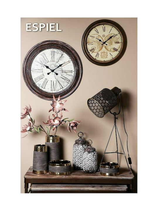 Espiel Vintage Floor Lamp H73xW19.2cm. with Socket for Bulb E27 Bronze