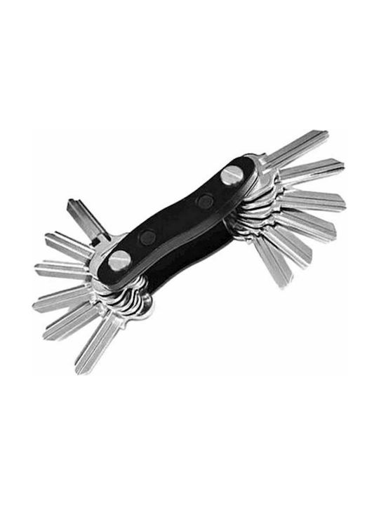 Keychain Cleverkey Organizer Metallic Black