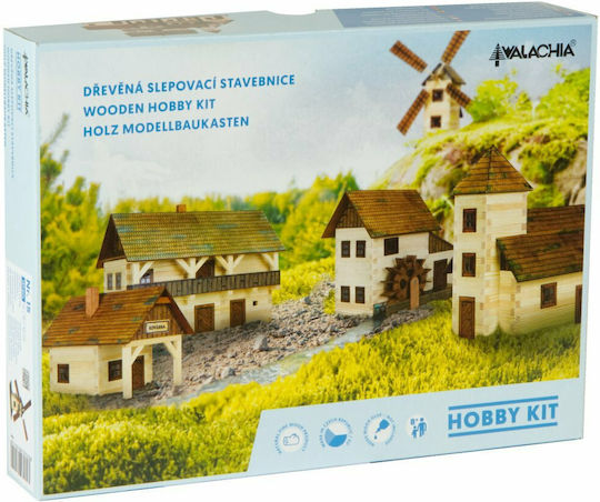 Walachia Holz-Bauspielzeug Log Cottage