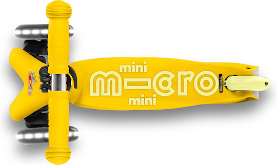Micro Kids Scooter Mini Deluxe Led 3-Wheel for 2-5 Years Yellow