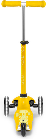 Micro Kids Scooter Mini Deluxe Led 3-Wheel for 2-5 Years Yellow