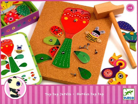 Djeco Wooden Construction Toy Garden Pegs for Children 4+ years old+ Years