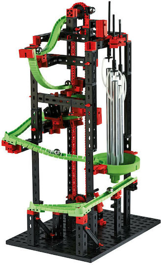 Fischer Technik Пластмасова Конструктивна Игра Profi Dynamic M Marble Run за Деца 7+ години+ Години