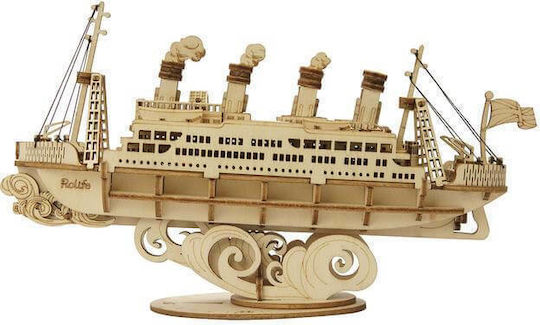 Robotime Wooden Construction Toy Cruise Ship for Children 8+ years old+ Years
