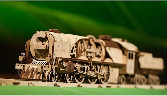Дървена Конструктивна Игра V-Express Steam Train with Tender