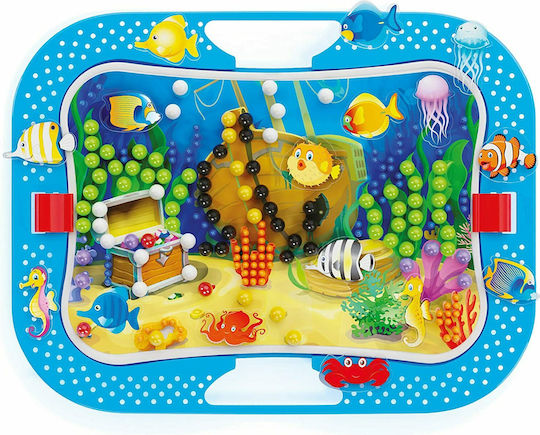 Quercetti Παιχνίδι Κατασκευών Πλαστικό Ocean Fun Fish & Pegs για Παιδιά 3+ Ετών