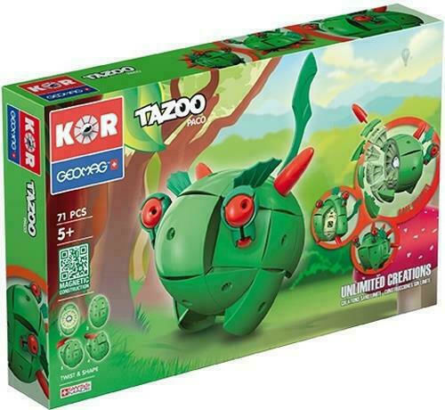 Geomag Μαγνητικό Παιχνίδι Κατασκευών Kor Tazoo Paco για Παιδιά 5+ Ετών