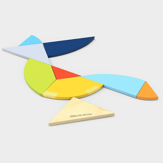 iwood Wooden Construction Toy Egg Tangram for Children 3+ years+ Years