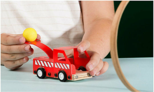 Stanley Jr Toys Παιχνίδι Κατασκευών Ξύλινo Φορτηγό Καταπέλτης για Παιδιά 5+ Ετών