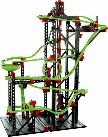 Fischer Technik Kunststoff-Bauspielzeug Profi Dynamic L2 Marble Run für Kinder ab 9+ Jahre Jahren