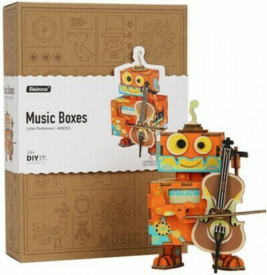 Robotime Wooden Construction Toy Little Performer Kid 8++ years