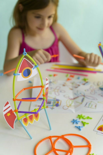 4M Plastic Construction Toy with Flexi-tube Straws for Children 4+ years old+ Years
