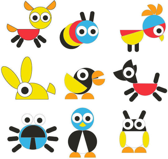 iwood Παιχνίδι Κατασκευών Ξύλινo Animal Game για Παιδιά 3+ Ετών