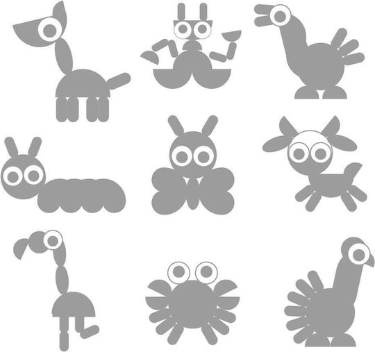 iwood Παιχνίδι Κατασκευών Ξύλινo Animal Game για Παιδιά 3+ Ετών