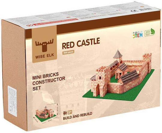 Wiseelk Παιχνίδι Κατασκευών Red Castle για Παιδιά 5+ Ετών
