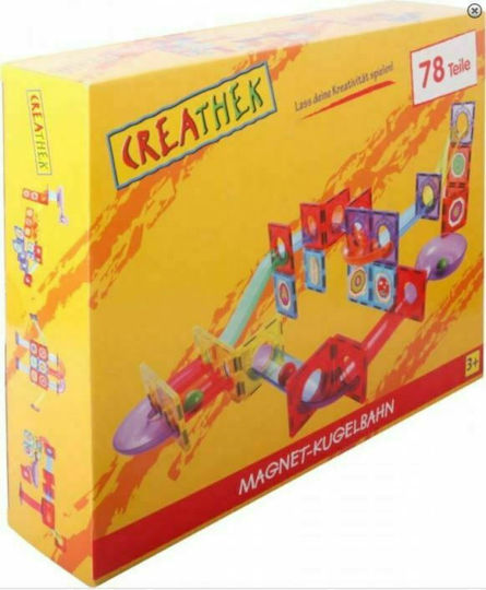 Vedes Magnetisches Spielzeug Bau- und Konstruktionsspielzeug Rutschbahn für Kinder ab 3 Jahren