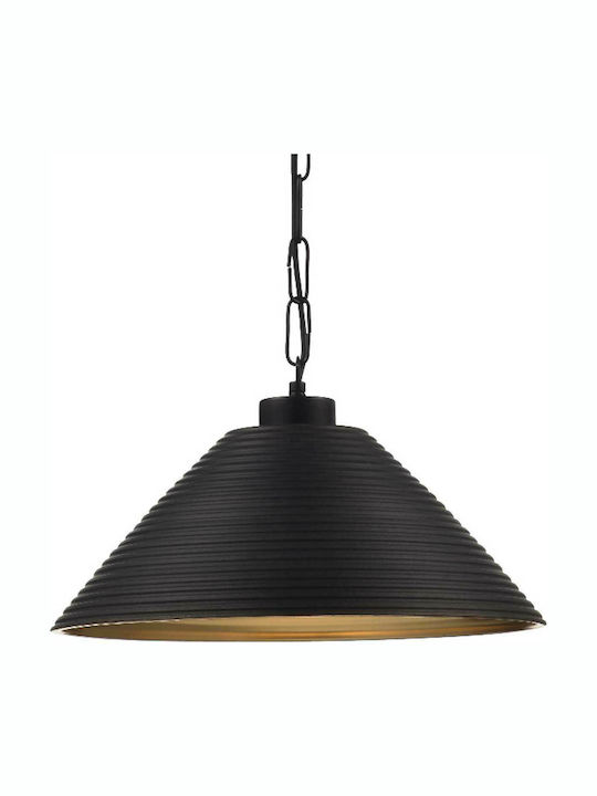 Aca Round Lamp Shade Black with Diameter 39cm