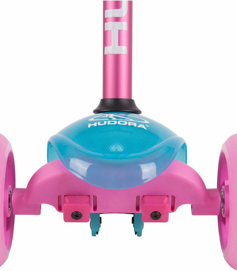 Hudora Kinderroller Klappbar Flitzkids 2.0 3-Rad Rosa