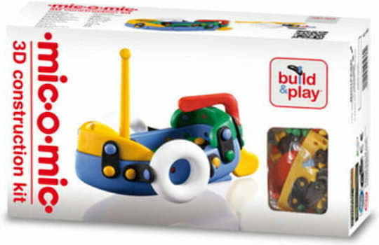 Mic O Mic Plastic Construction Toy Boat Kit