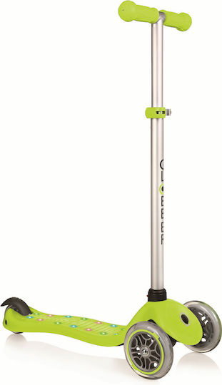 Globber Kids Scooter Primo Starlight 3-Wheel for 3+ Years Green