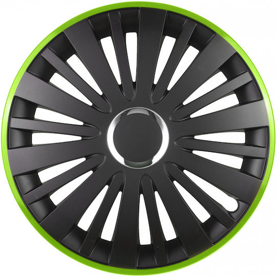 Leoplast Auto Radkappen Set Falcon 4Stück 16" Grün