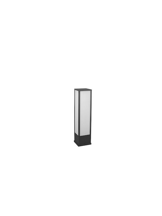 Trio Lighting Outdoor Floor Lamp Small Post LED 15W with Warm White Light IP54 Gray