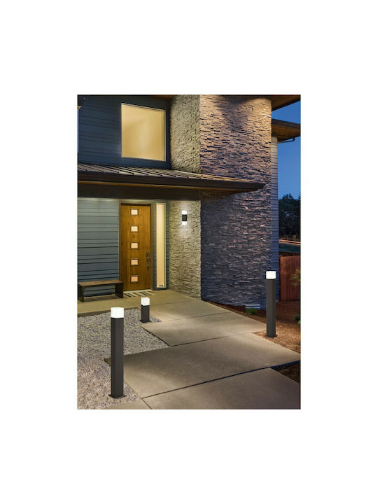 Trio Lighting Hudson Outdoor Floor Lamp Small Post 4W IP44 for E14 Light Bulb Black