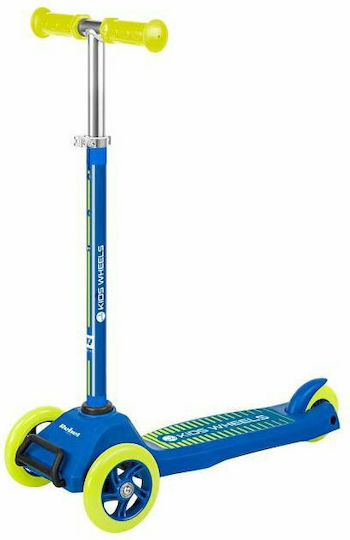 Rebel Kids Scooter Foldable 3-Wheel Blue