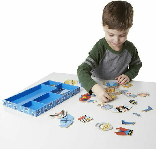 Melissa & Doug Μαγνητικό Παιχνίδι Κατασκευών Ντύνω τον Joey για Παιδιά 3+ Ετών