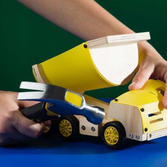 Stanley Jr Toys Παιχνίδι Κατασκευών Ξύλινo Φορτηγό με Ανατρεπόμενο Κάδο για Παιδιά 5+ Ετών