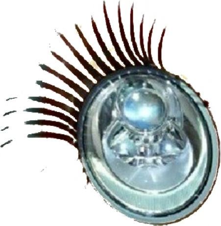 Simoni Racing Αυτοκόλλητα Adhesive Eyelashes για Φανάρια Αυτοκινήτου 2τμχ
