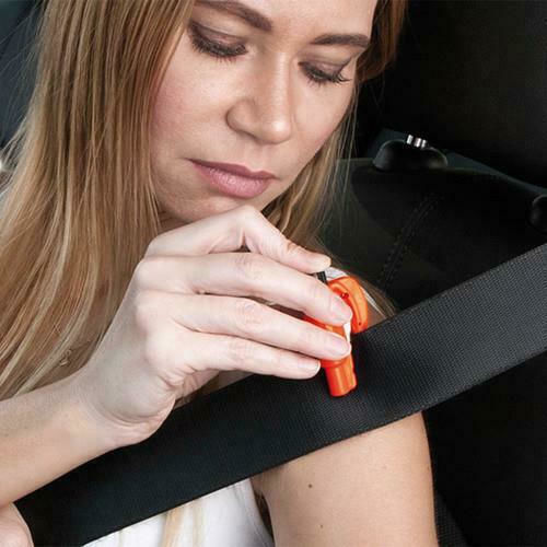 Resqme Car Emergency Hammer Automatic with Seatbelt Cutter Yellow